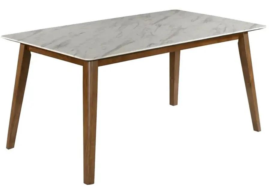 Everett - Faux Marble Top Dining Table