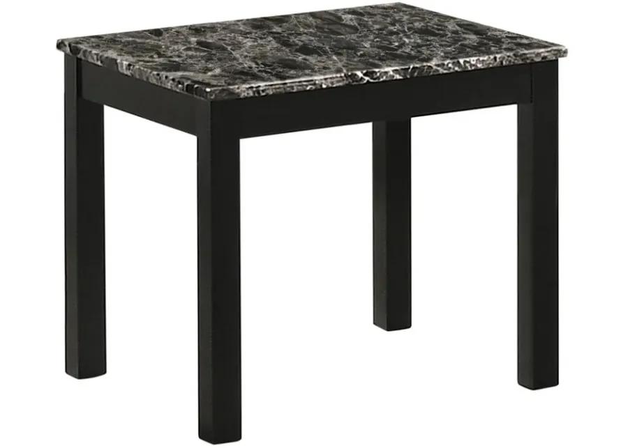 Bates - Faux Marble 3-Piece Occasional Table Set