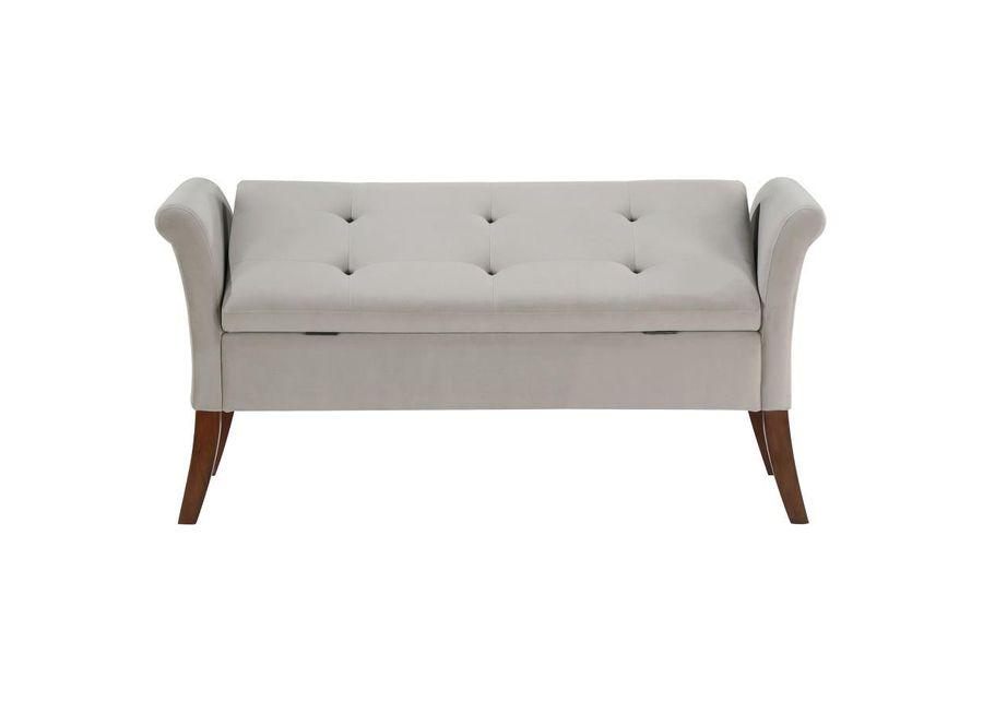 Farrah - Upholstered Rolled Arms Storage Bench