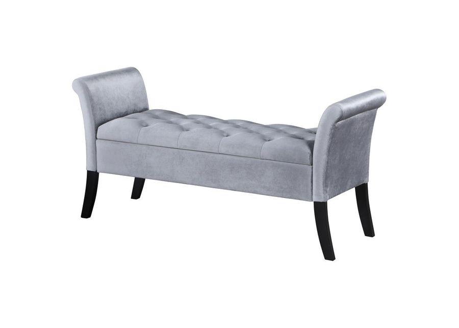 Farrah - Upholstered Rolled Arms Storage Bench