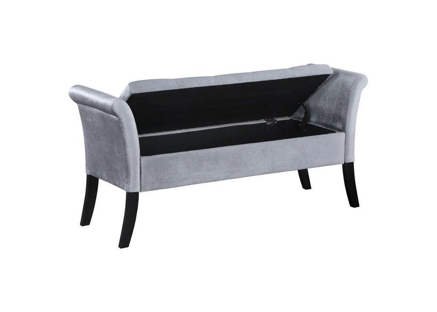 Farrah - Upholstered Rolled Arms Storage Bench