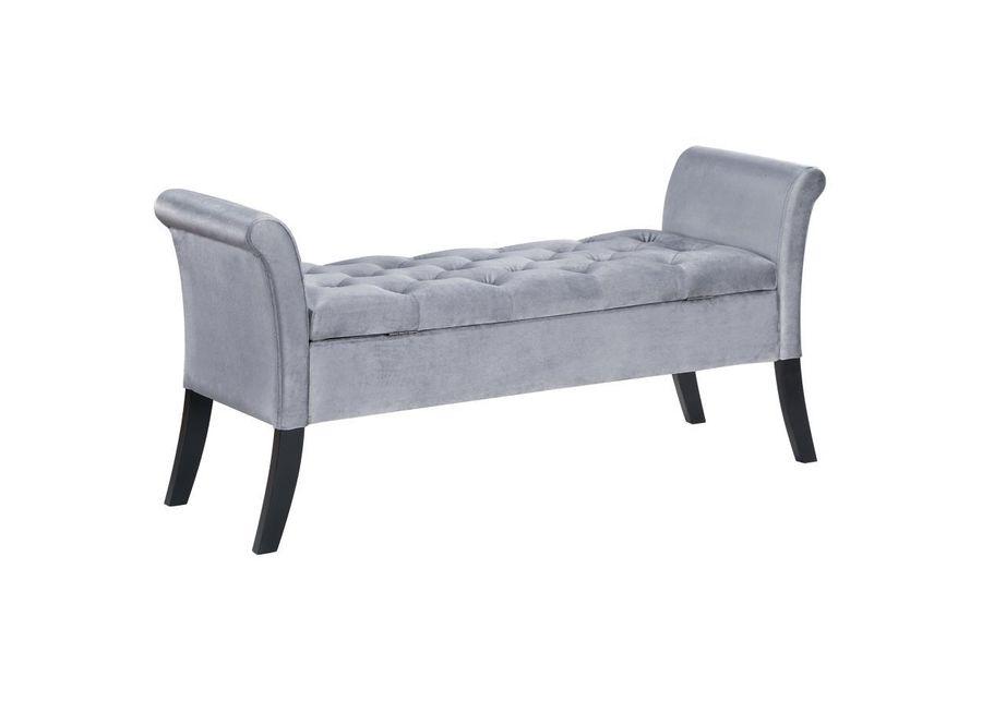 Farrah - Upholstered Rolled Arms Storage Bench