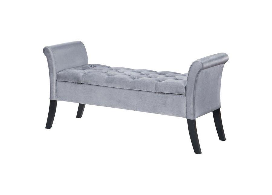 Farrah - Upholstered Rolled Arms Storage Bench