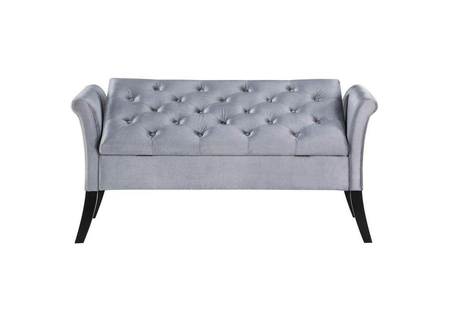 Farrah - Upholstered Rolled Arms Storage Bench