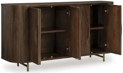 Amickly - Dark Brown - Accent Cabinet