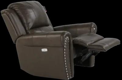 Power Recliner Chair- Top Grain Leather