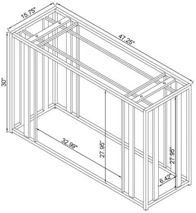 Adri - Metal Frame Sofa Table