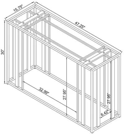 Adri - Metal Frame Sofa Table