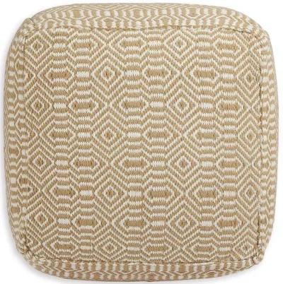 Adamont - Tan / Ivory - Pouf