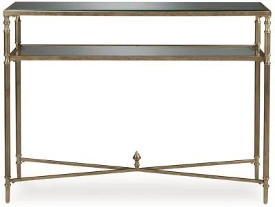 Cloverty - Aged Gold Finish - Sofa Table