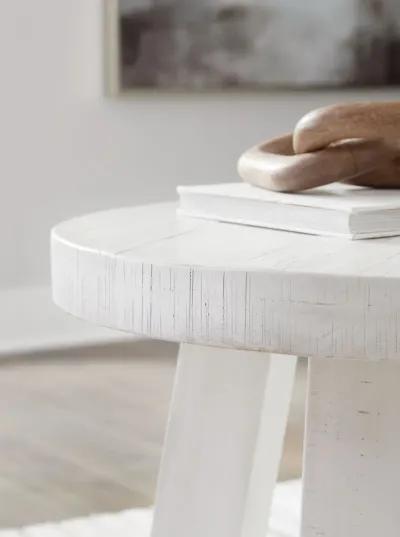 Jallison - Off White - Round End Table