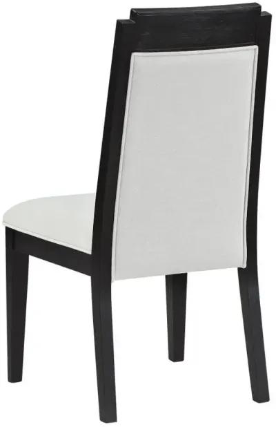 Brookmead - Wood Dining Side Chair (Set of 2) - Ivory And Black