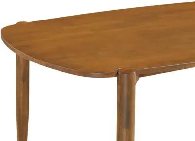 Dortch - Oval Solid Wood Dining Table - Walnut