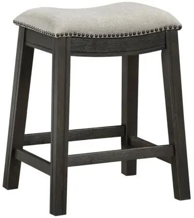 Elliston - Backless Counter Stool (Set of 2) - Dark Gray