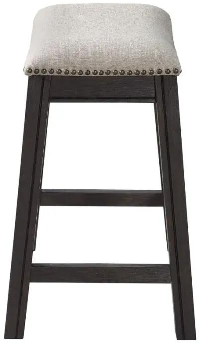 Elliston - Backless Counter Stool (Set of 2) - Dark Gray