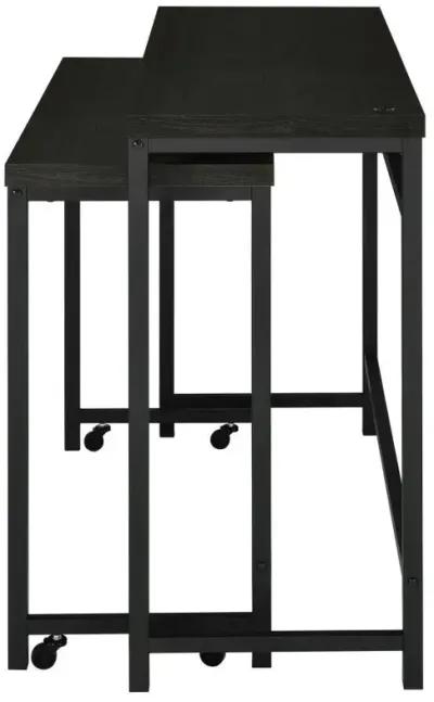 Hawes - 4 Piece Multipurpose Counter Height Table Set - Black