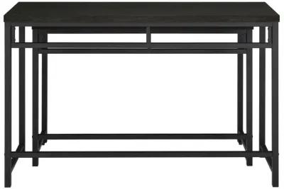 Hawes - 4 Piece Multipurpose Counter Height Table Set - Black