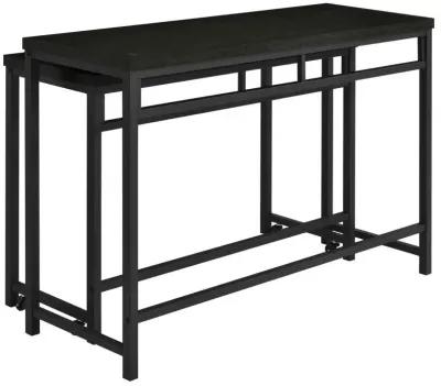 Hawes - 4 Piece Multipurpose Counter Height Table Set - Black