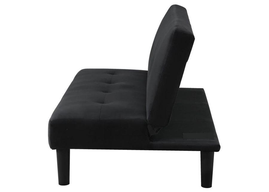 Stanford - Multipurpose Upholstered Tufted Convertible Sofa Bed - Black