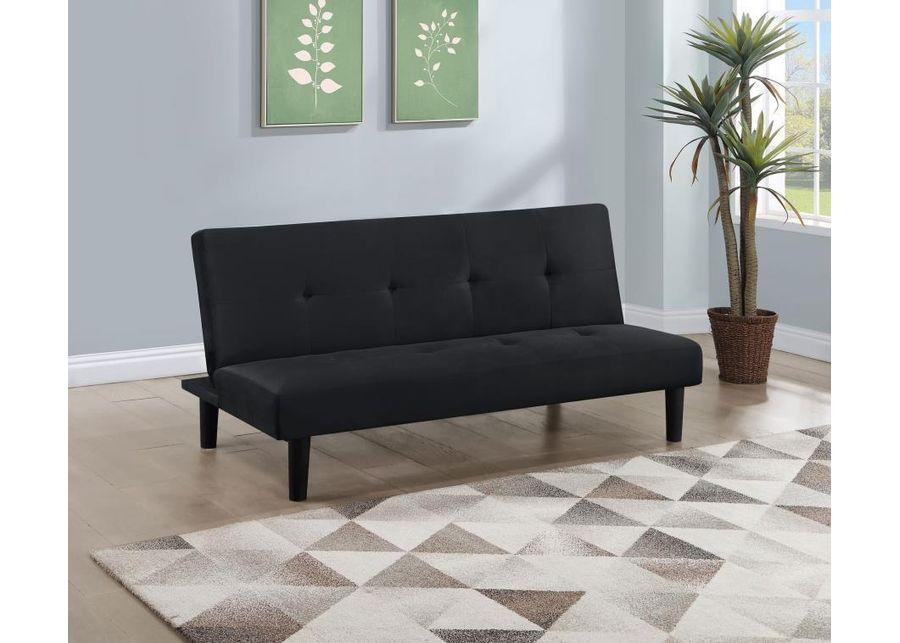 Stanford - Multipurpose Upholstered Tufted Convertible Sofa Bed - Black