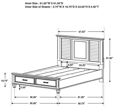 Franco - Storage Bedroom Set