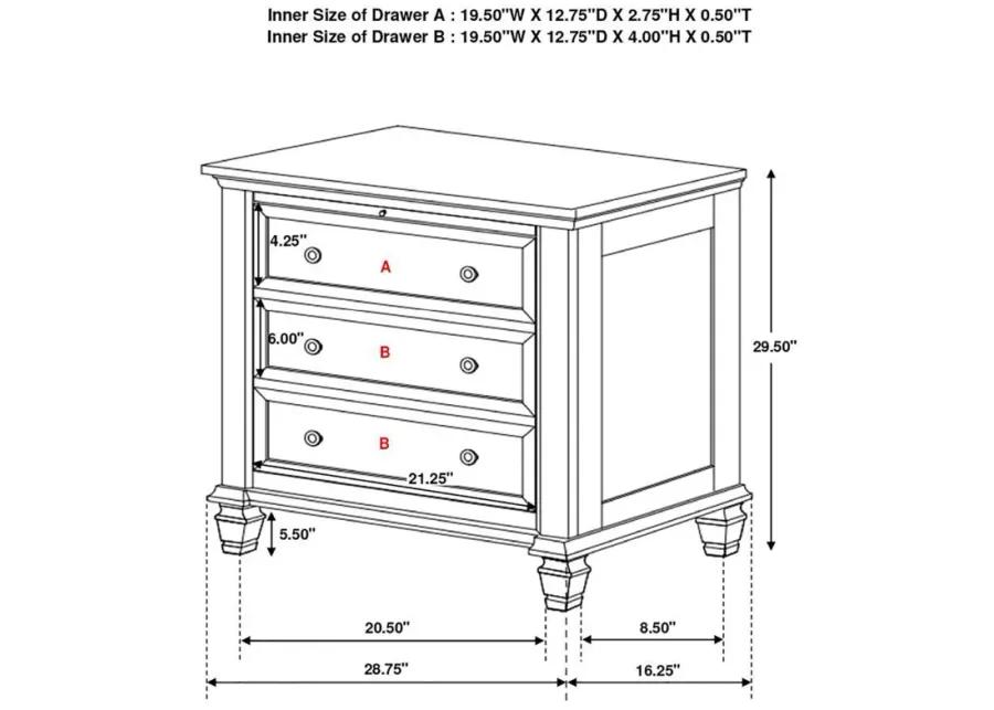 Sandy Beach - Panel Bed Bedroom Set