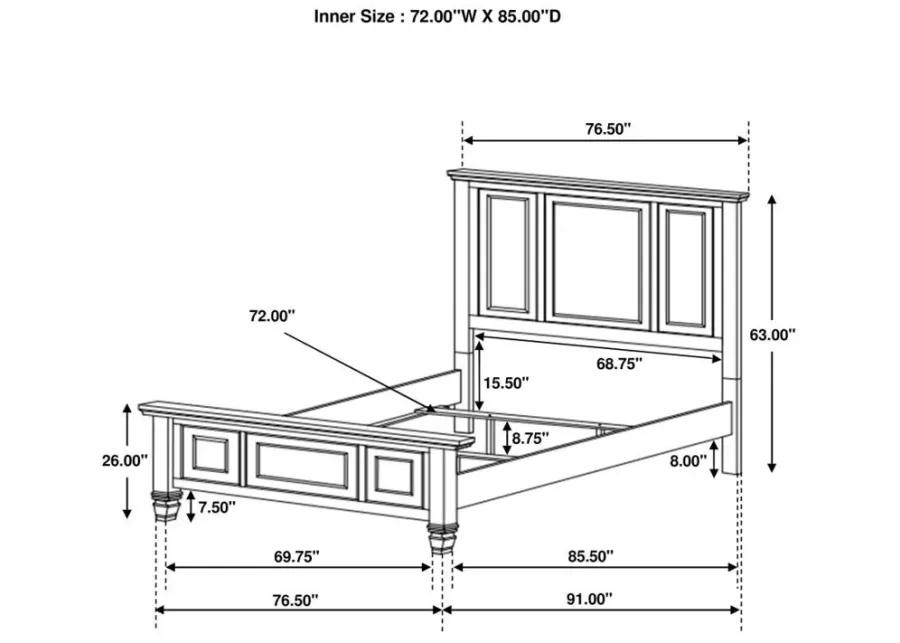 Sandy Beach - Panel Bed Bedroom Set