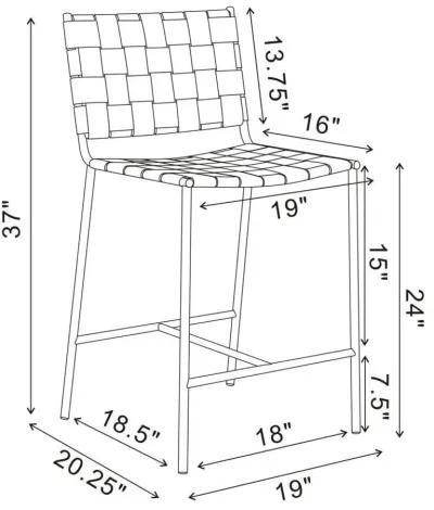 Adelaide - Upholstered Stool With Open Back