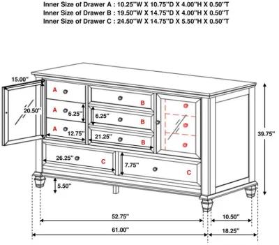 Sandy Beach - Storage Bed Bedroom Set