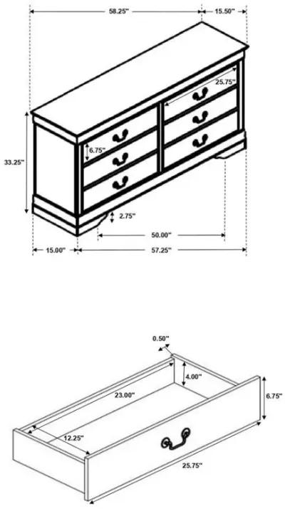 Louis Philippe - Traditional Bedroom Set