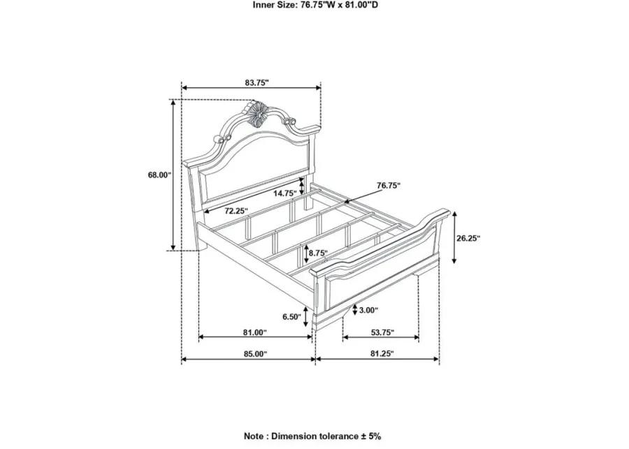 Cambridge - Wood Panel Bed