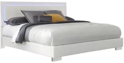 Felicity - Panel Bed with LED Lighting