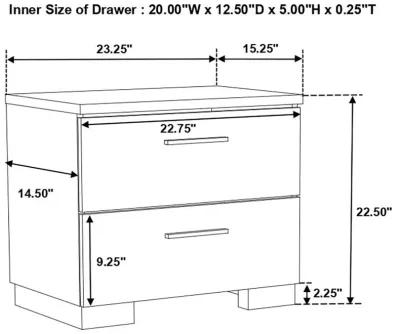 Felicity - Bedroom Set With Led Headboard And Mirror