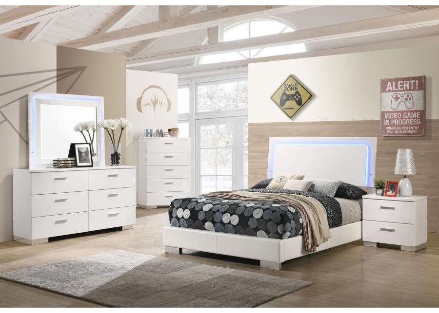 Felicity - Bedroom Set With Led Mirror