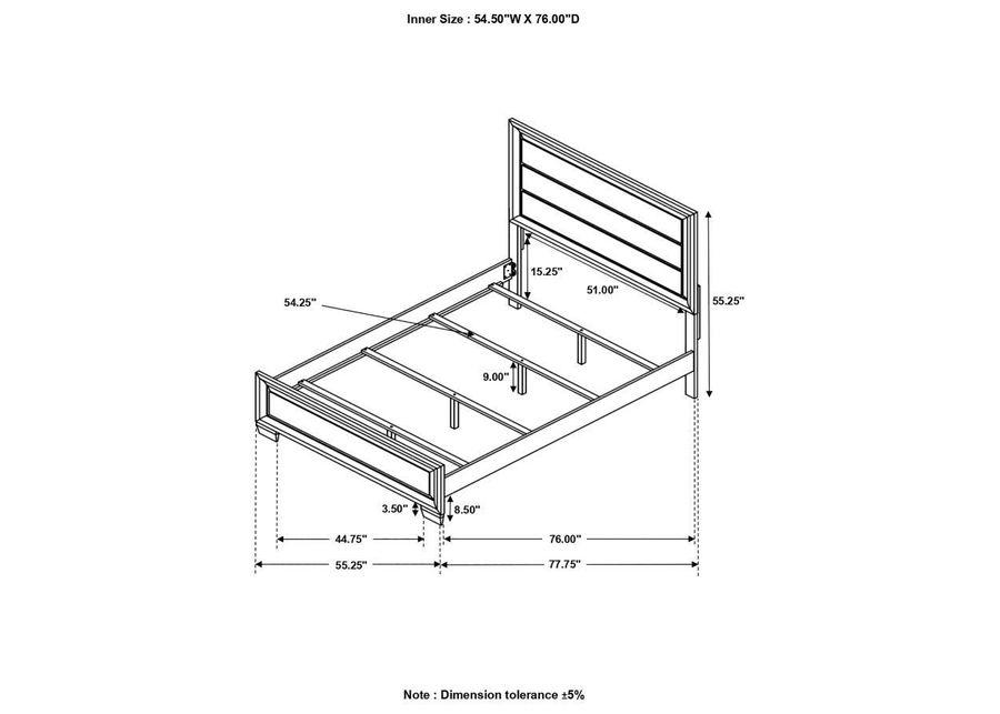 Brandon - Panel Bed