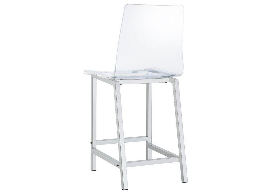 Juelia - Chrome Stools (Set of 2)