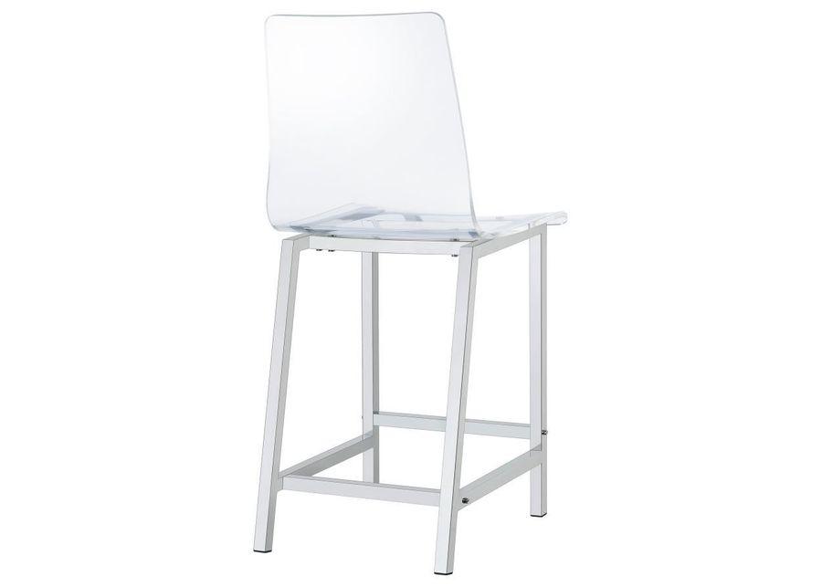 Juelia - Chrome Stools (Set of 2)