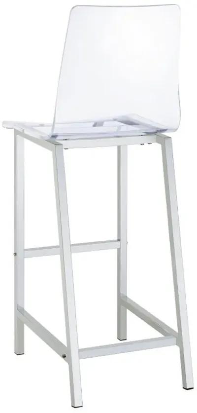 Juelia - Chrome Stools (Set of 2)