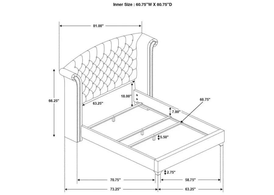 Melody - Tufted Upholstered Bedroom Set