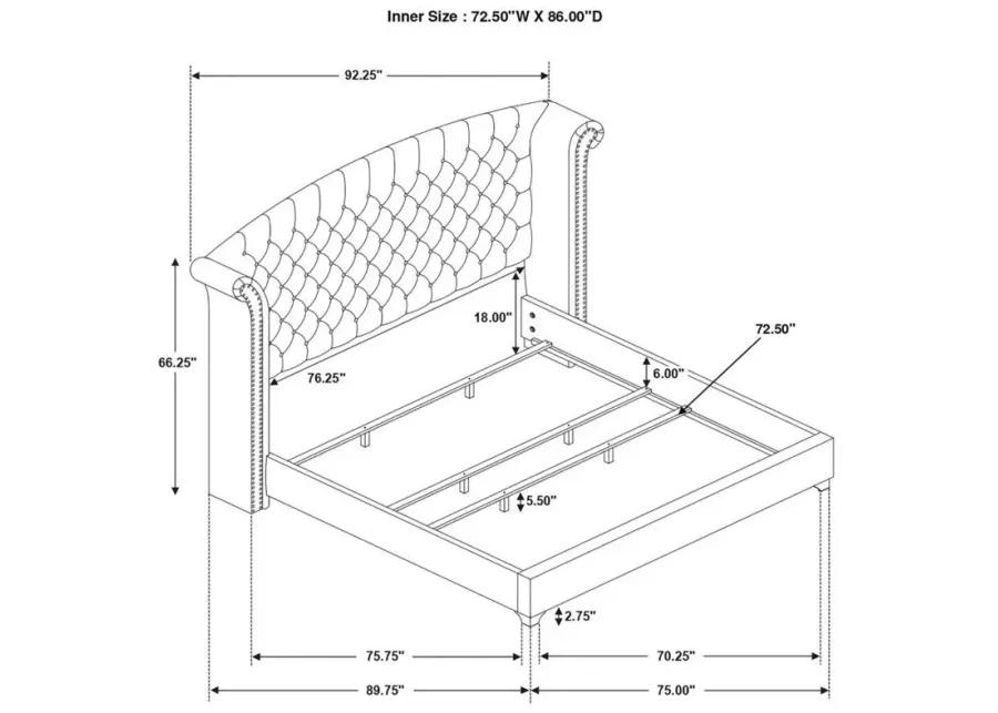 Melody - Tufted Upholstered Bedroom Set