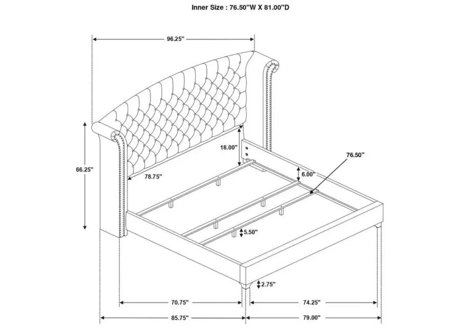 Melody - Tufted Upholstered Bedroom Set