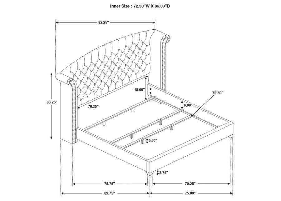 Melody - Tufted Upholstered Bedroom Set