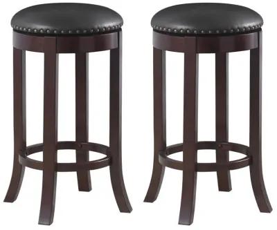 Aboushi - Backless Stools with Upholstered Seat (Set of 2)