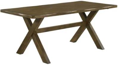 Alston - Rustic Trestle Dining Room Set