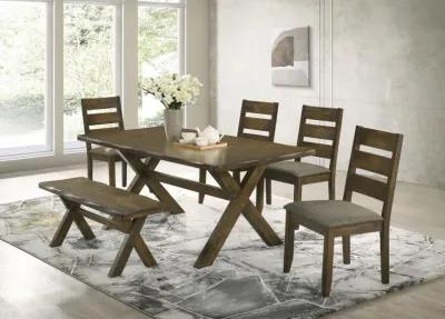 Alston - Rustic Trestle Dining Room Set