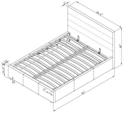 Riverbend - Upholstered Storage Bed