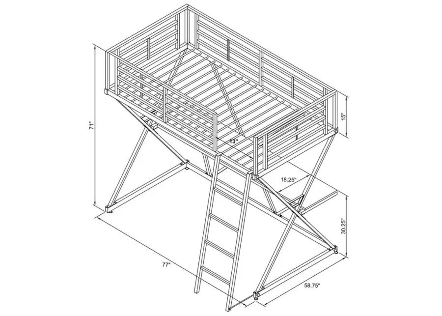 Hyde - Workstation Loft Bed