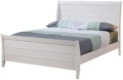 Selena - Sleigh Platform Bed