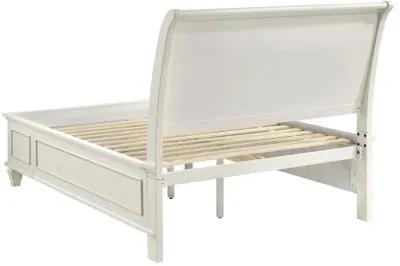 Selena - Sleigh Bed with Footboard Storage