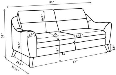 Gano - Sloped Arm Living Room Set